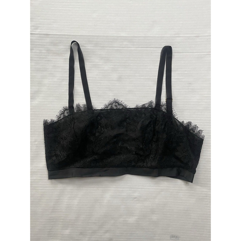 Rya Collection Black‎ Lace Bralette Top Size Medium